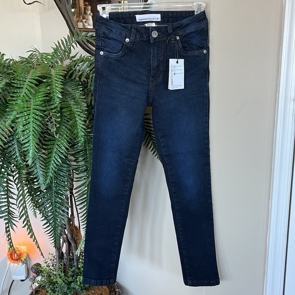 Brand New Paper Denim  Cloth Stretch Fabric Skinny Fit Jeans King Dark Blue